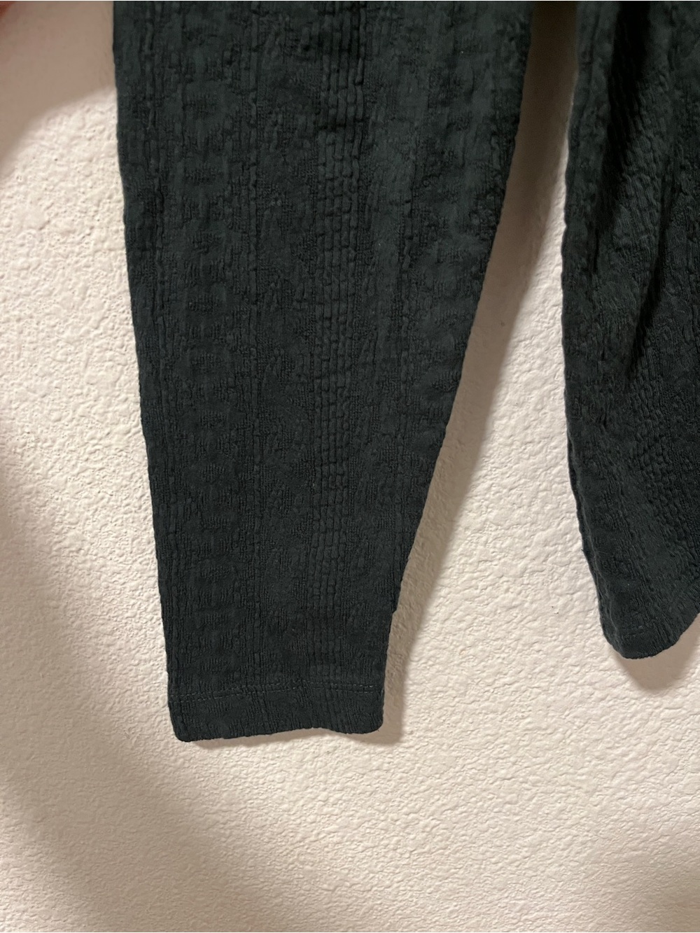 LOFT Forest Green Textured Long Sleeve Top sz S - Picture 4 of 6